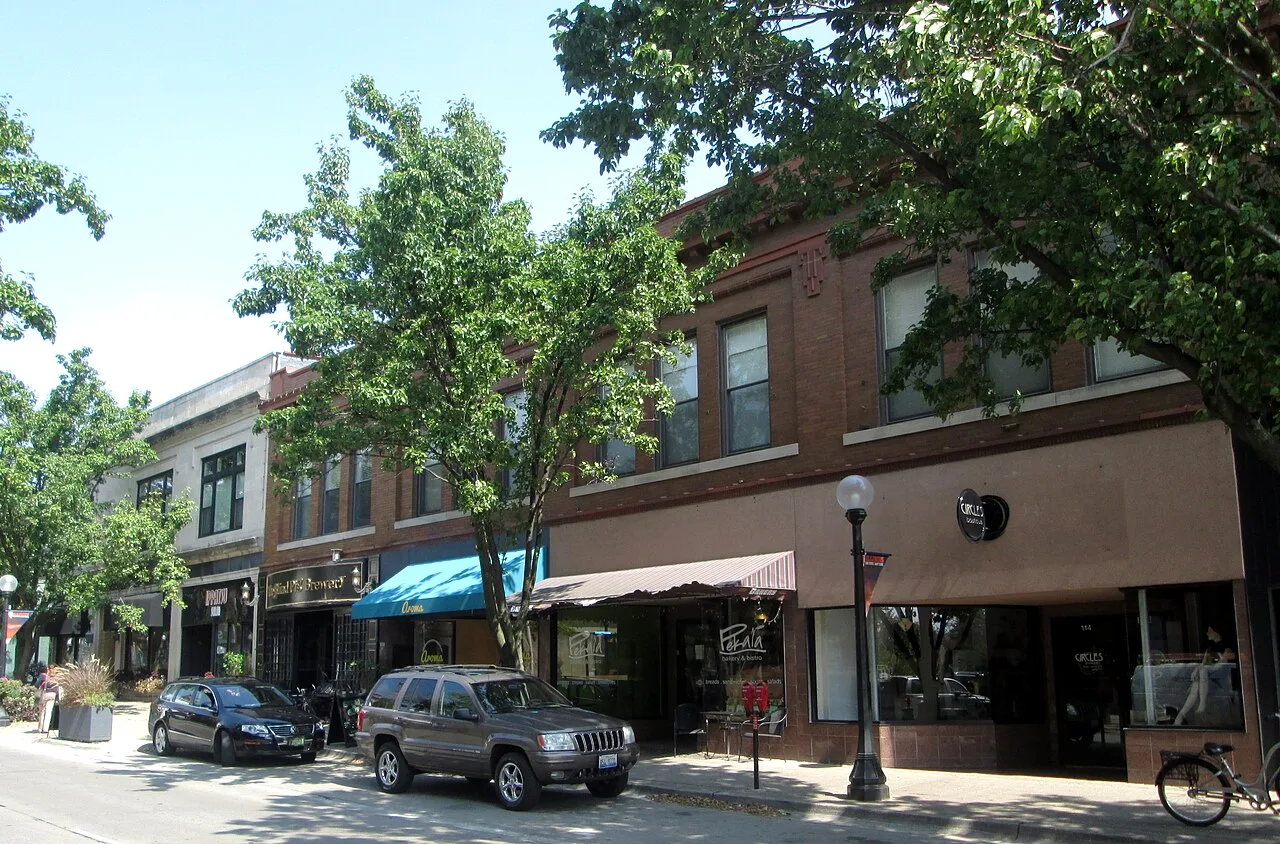 Neil Street, downtown Champaign